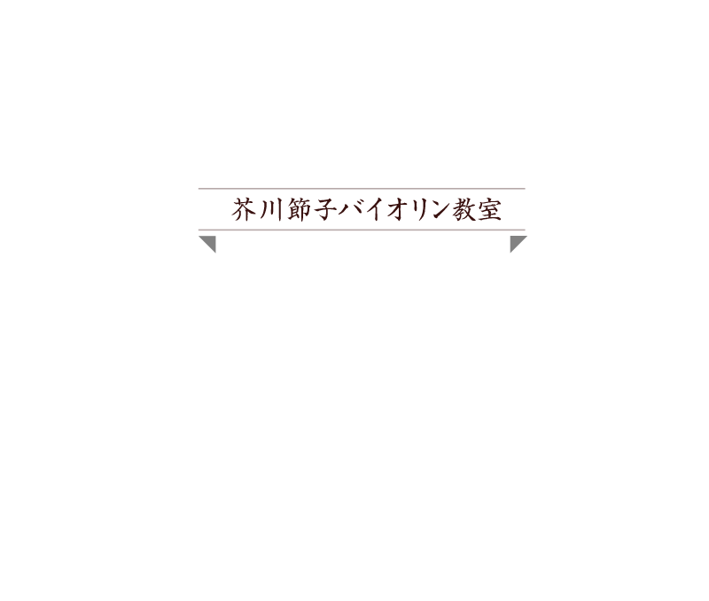 個々人のレベルにレッスンを合わせるバイオリン教室